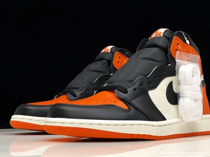 Official Maikesneakers Air High Jordan Backboard555088-005 Retro OG 1 Shattered 0812